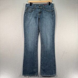 Vintage Seven7 Regular Bootcut Jeans Womens 32 Blue Medium Wash Denim‎ Low Rise